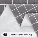 Axyaa Buffalo Flannel Backed Tablecloth: Waterproof, Wipeable, Outdoor, Rectangle Table Cover