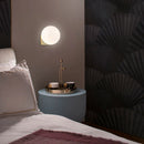 Axyaa Glass Ball LED Wall Lamp - Modern Nordic Art Room Decor & Night Light