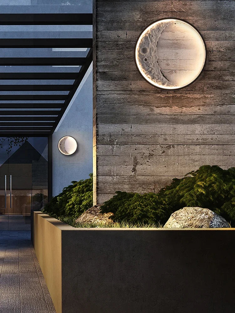 Axyaa Modern Moon LED Wall Light for Corridor & Bedroom Decoration