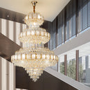 Axyaa Loft Apartment Villa Living Room Crystal Chandelier - Simple European Crystal Lamps