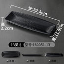 Axyaa Melamine Dinner Plate: Thick & Non-Slip Hot Pot Tray for Kitchen Storage