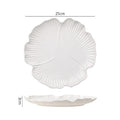 Axyaa Flower Ceramic Steak Plate Serving Pasta Dessert Molecular Cuisine Restaurant Supplies