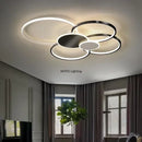 Axyaa Nordic LED Ceiling Lamp Dimmable Remote Control Chandelier