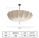 Axyaa White Nordic Cloth Umbrella Chandelier with LED Lighting