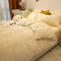 Axyaa Winter Warm Flannel Duvet Cover - Double King Queen Twin Bedding Comforter Case