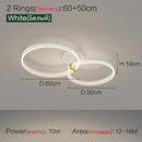 Axyaa Modern Luxury Nordic LED Living Room Lights Circular Fixtures