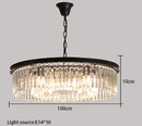 Axyaa Luxury Crystal Pendant Chandelier for Home Decor