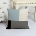 Blue Arrow Geometric Petal Linen Pillowcase by Axyaa
