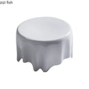 Axyaa Irregular Ceramic Dinner Plate Set for Sushi Pasta Desserts.