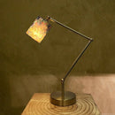 Axyaa Adjustable Metal Base Reading Lamp with Liberty Fabric Shade