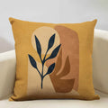 Axyaa Geometric Cushion Cover 45x45cm Linen Pillowcase for Home Bedroom Sofa