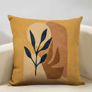 Axyaa Geometric Cushion Cover 45x45cm Linen Pillowcase for Home Bedroom Sofa