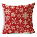 Axyaa Christmas Linen Pillowcase 45x45cm - Festive Home Decor & Gifts