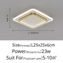 Axyaa Crystal Ceiling Lamp: Nordic Minimalist LED Lighting for Living Room, Bedroom & Hallway