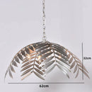 Axyaa Coconut Leaves Chandelier: Modern Bohemian Pendant Light for Home and Hospitality