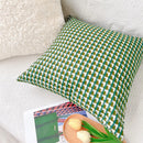Axyaa Nordic Green Cushion Cover 45x45cm - Sofa Throw Pillow Decor - 1pc