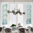 Axyaa Modern LED Pendant Chandelier for Home Living and Dining Room Lighting