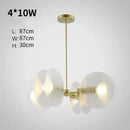 Axyaa Acrylic Flower Chandelier LED Pendant Light for Dining & Bedroom Décor