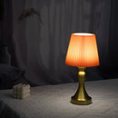 Axyaa Ironwork Golden LED Desktop Lamp - USB Plug, Touch Dimming, Creative Design