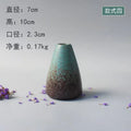 Axyaa Ceramic Small Flower Vase - Japanese-Style Tabletop Ornament & Home Decoration