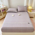 Axyaa Double-Layer Plaid Lace Mattress: Soft, Skin-Friendly, Non-Slip - Single Piece