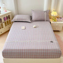 Axyaa Double-Layer Plaid Lace Mattress: Soft, Skin-Friendly, Non-Slip - Single Piece
