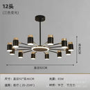 Axyaa Flex Chandelier: Modern LED Ceiling Light for Home Living Room & Bedroom
