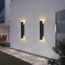 Axyaa 18W LED Waterproof Black Wall Lamp for Bedroom and Outdoor Lighting