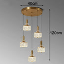 Luxury Crystal Chandelier for Living Room and Bedroom by Axyaa - Indoor Lighting Solution