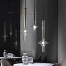 Axyaa Post-Modern Glass Pendant Light for Luxury Bedroom Decor