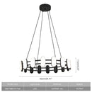 Axyaa Modern Minimalist Round Pendant Light for Dining Living Bedroom