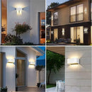 24w LED Wall Light Outdoor Modern Waterproof Porch Garden Lamp by Axyaa