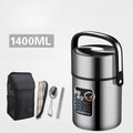 Axyaa Stainless Steel Insulated Lunch Box for Students - Multi-layer Lifting Pot