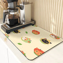Axyaa Cute Ghost Pattern Coasters and Placemat Set
