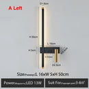 Axyaa LED Swing Spotlight Wall Lamp Adjustable for Bedside Reading or Living Room Sconce