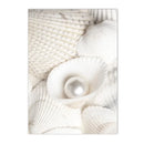 Axyaa Beach Shell Landscape Canvas Art Print for Nordic Living Room Decor