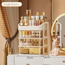 Axyaa Makeup & Jewelry Storage Box: Large Capacity Transparent Drawer Organizer