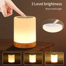 Axyaa RGB Touch Control LED Night Light - USB Rechargeable Table Lamp