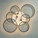Axyaa Modern LED Ceiling Light for Children Room, Living Room, Bedroom - White Finish