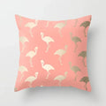 Axyaa Flamingo Pattern Cushion Cover 45*45cm