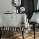 Axya Tea Table Cloth: Rectangular Fabric for Dining & Living Room