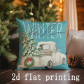Axyaa Winter Christmas Pillow Covers for Sofa Bedroom Car - Decorative Cushion Cover