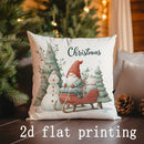 Christmas Animal Holiday Pillows Pattern Cushion Cover for Sofa Bedroom Car - Axyaa
