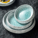 Axyaa Ceramic Deep Plate Set of 4
