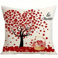 Axyaa Love Tree Balloon Rose Pillowcase - Home Sofa Cushion Cover