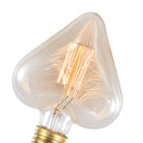 Axyaa Vintage Edison LED Bulb 4W Dimmable Antique Style Warm White 2300K E27 40W Incandescent