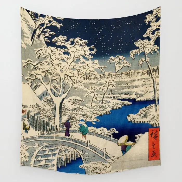 Axyaa Studio Ghibli Anime Landscape Wall Tapestry Cover Beach Towel Blanket