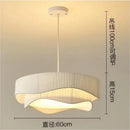 Axyaa Fabric Design Modern Art Chandelier for Bedroom & Living Room