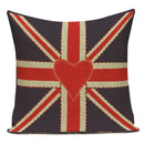 Axyaa British Flag Soldiers Pillow Cover - London England Theme