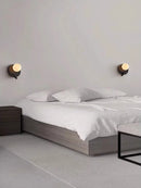Axyaa Nordic Italian Marble Wall Lamp with Spotlight for Minimalist Bedroom